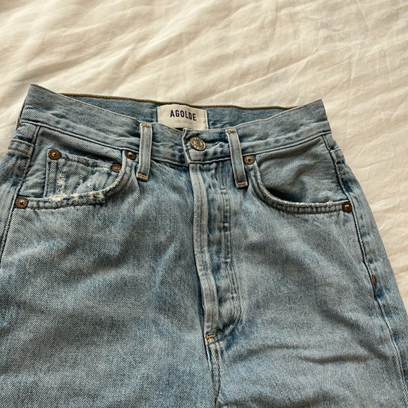 Agolde Lana Denim Jean Size 22 - Picture 3 of 4